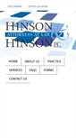 Mobile Screenshot of hinsonlaw.com